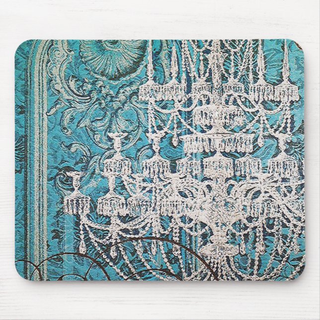 Alfombrilla De Ratón Chandelier Romance ~ Mousepad (Frente)