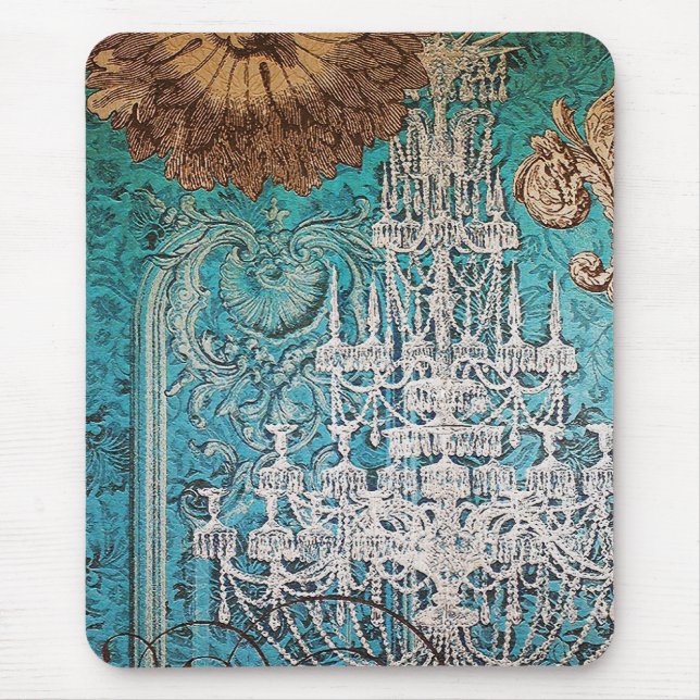 Alfombrilla De Ratón Chandelier Romance ~ Mousepad (Frente)