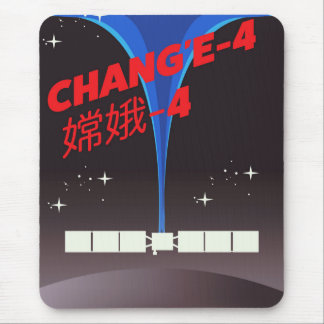 Alfombrilla De Ratón Chang'e-4 Arte espacial de China.