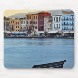 Alfombrilla De Ratón Chania al atardecer, Chania, Creta, Grecia