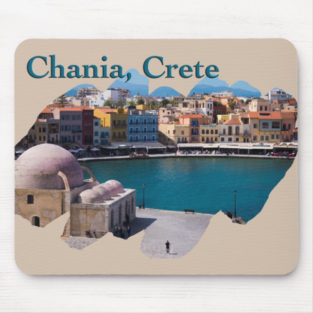 Alfombrilla De Ratón Chania, Creta: Puerto veneciano (Frente)