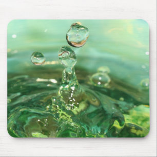 Alfombrilla De Ratón Chapoteo verde Mousepad