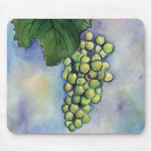 Alfombrilla De Ratón Chardonnay Wine Grapes Mousepad