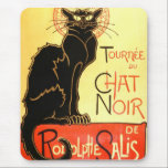 Alfombrilla De Ratón Charla noir, cartelera original del Le<br><div class="desc">La cartelera "charla de la original y del vintage del Le noir", el gato negro era un cabaret famoso en Montmartre en París, fundada en noviembre de 1881 por Rodolphe Salis, que era también responsable del semanario del mismo nombre. Una diversión, el gato negro de Goguette, encontrado en el cabaret....</div>