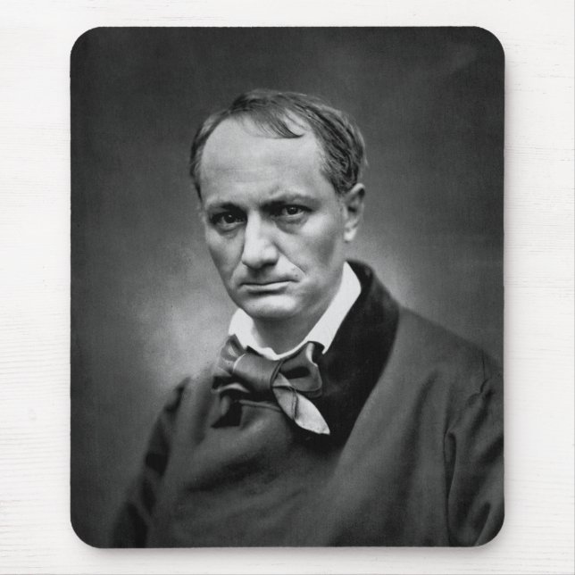 Alfombrilla De Ratón Charles Baudelaire - Foto de época 1878 (Frente)