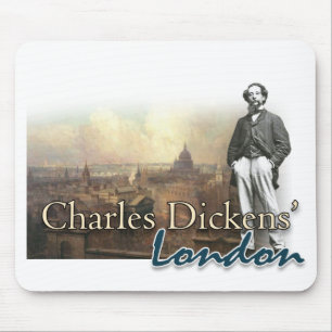 Alfombrilla De Ratón Charles Dickens London Mousepad