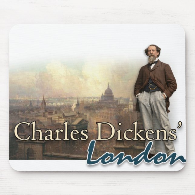 Alfombrilla De Ratón Charles Dickens London Mousepad (Frente)
