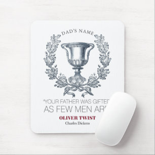 Alfombrilla De Ratón Charles Dickens - Tu padre fue regalado - Trofeo