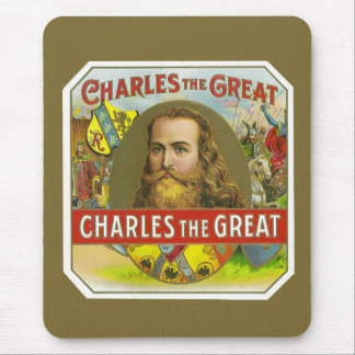 Alfombrilla De Ratón Charles el grande - etiqueta del cigarro del