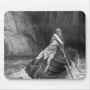 Alfombrilla De Ratón Charon, el balsero del infierno