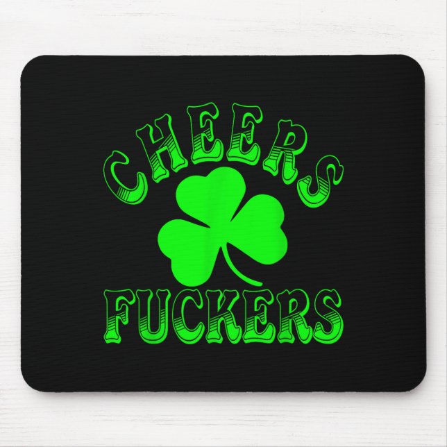 Alfombrilla De Ratón Cheers Forers Irish St Patricks Day Shamrock Tee  (Frente)
