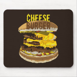 Alfombrilla De Ratón Cheeseburger Dark Mousepad
