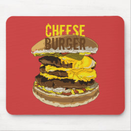 Alfombrilla De Ratón Cheeseburger Mousepad