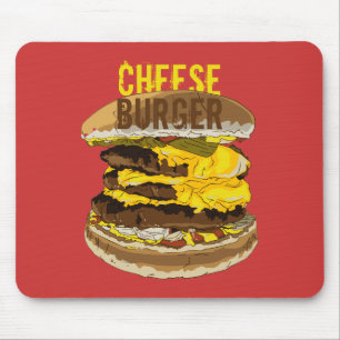Alfombrilla De Ratón Cheeseburger Mousepad