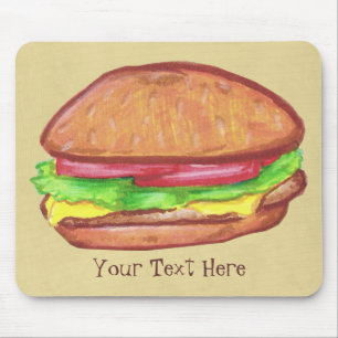 Alfombrilla De Ratón Cheeseburger Mousepad