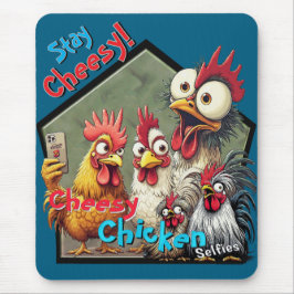 Alfombrilla De Ratón Cheesy Chickens Meetup Mouse Pad 