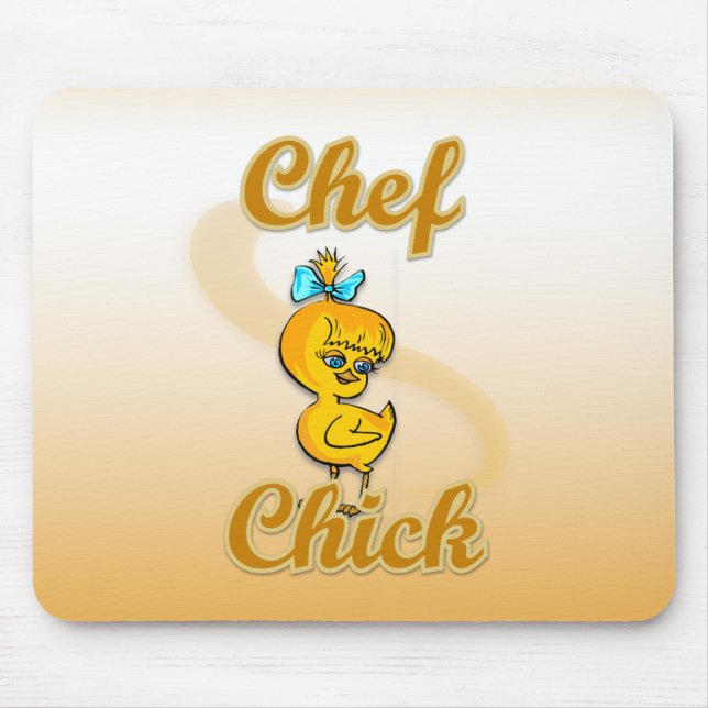 Alfombrilla De Ratón Chef Chick (Frente)