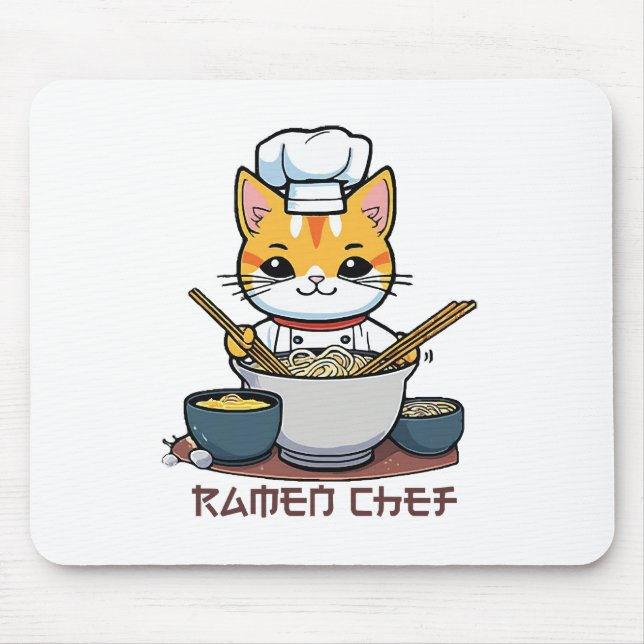 Alfombrilla De Ratón Chef de Ramen (Frente)