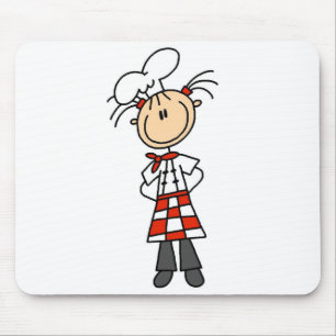 Alfombrilla De Ratón Chef femenino