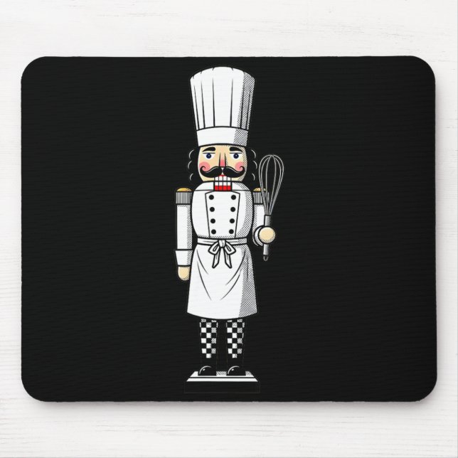 Alfombrilla De Ratón Chef Nutcracker Cook Hat Xmas  (Frente)