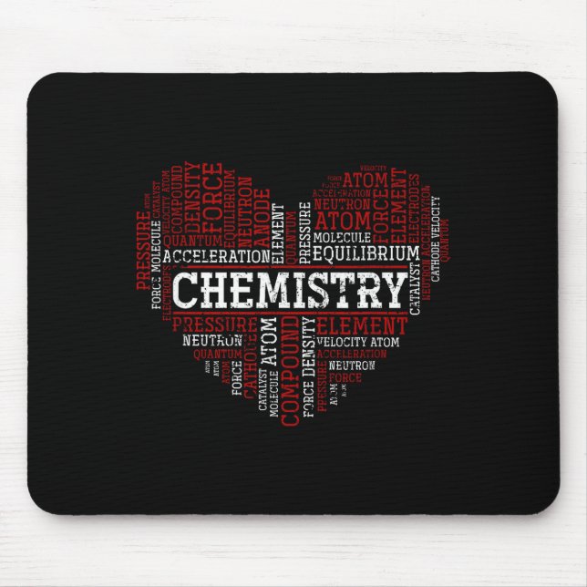 Alfombrilla De Ratón Chemist Valentines Day Gift Science Chemistry  (Frente)