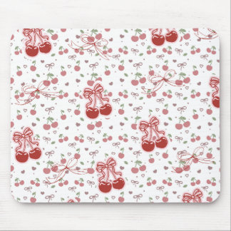 Alfombrilla De Ratón Cherry Bow Mousepad – Cute Desk Acessory