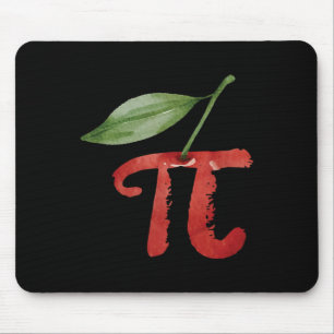 Alfombrilla De Ratón Cherry Pi Day Funny Pie Cherries 3.14 Humor Scienc