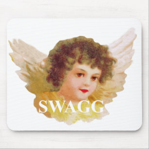 Alfombrilla De Ratón cherub de angel de swagg