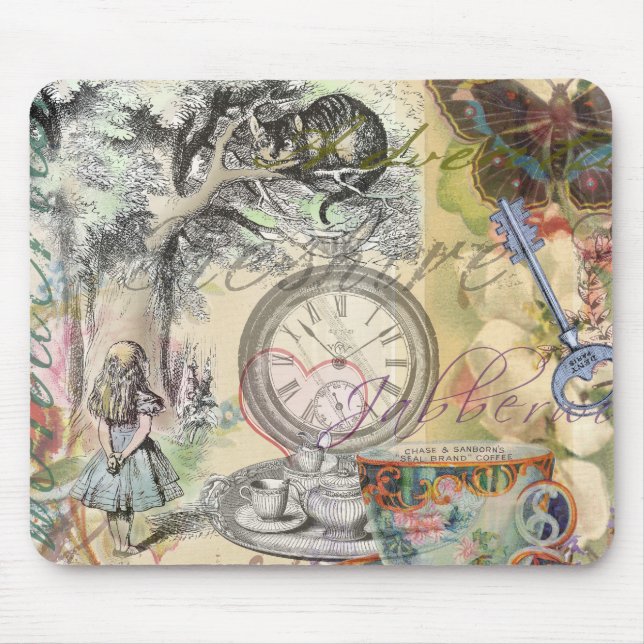 Alfombrilla De Ratón Cheshire Cat Alice Wonderland Classic (Frente)