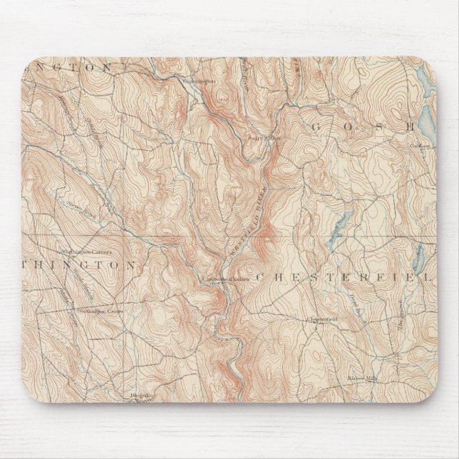 Alfombrilla De Ratón Chesterfield, Massachusetts (Frente)