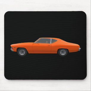 Alfombrilla De Ratón Chevelle 1969 SS: Final anaranjado: Mousepad