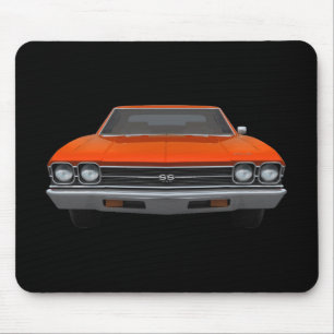 Alfombrilla De Ratón Chevelle 1969 SS: Final anaranjado: Mousepad