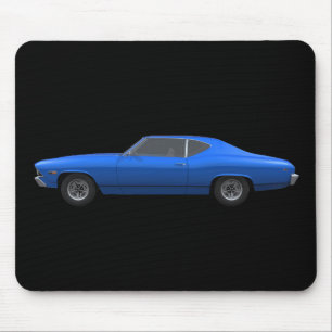 Alfombrilla De Ratón Chevelle 1969 SS: Final azul: Mousepad