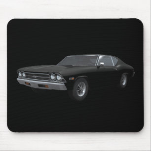 Alfombrilla De Ratón Chevelle SS de 1969: negro acabado: Mousepad