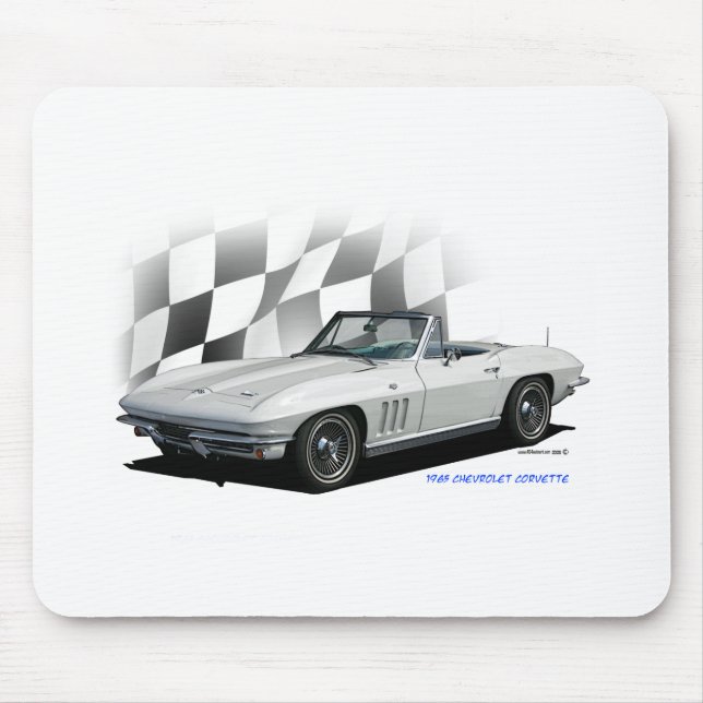 Alfombrilla De Ratón Chevrolet Corvette 1965 (Frente)