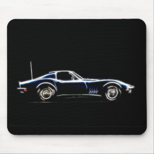 Alfombrilla De Ratón Chevrolet Corvette 1968 Mousepad