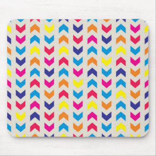 Alfombrilla De Ratón Chevron azteca colorido