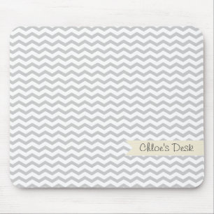 Alfombrilla De Ratón Chevron gris