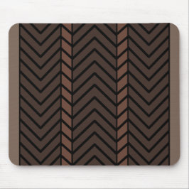 Alfombrilla De Ratón Chevron Pattern Brown