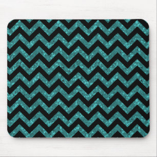 Alfombrilla De Ratón Chevron Purpurina Look Mousepad