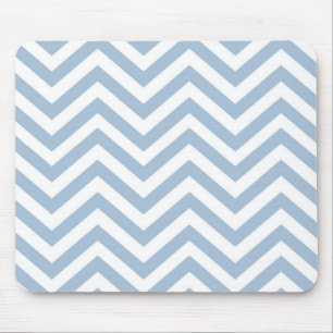 Alfombrilla De Ratón Chevron texturizado Grunge azul claro