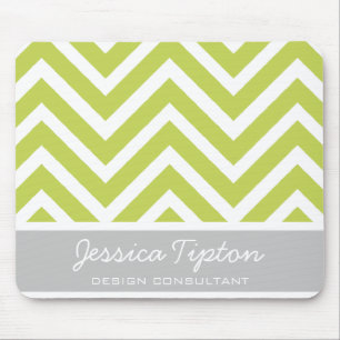 Alfombrilla De Ratón Chevron verde Mousepad el   TBM