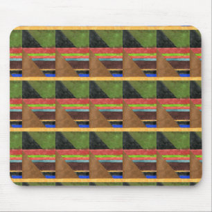 Alfombrilla De Ratón "Chevrons", imagen en mosaico Resumen de diseño Mo