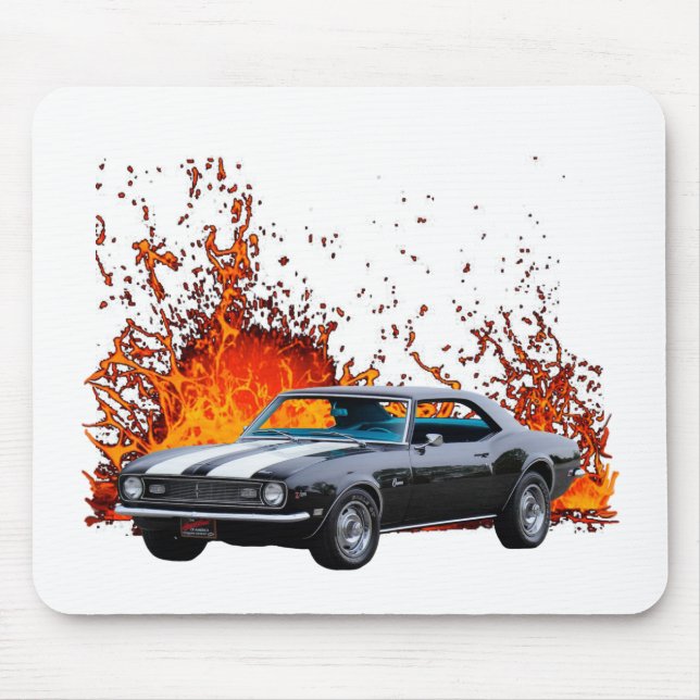 Alfombrilla De Ratón Chevy Camaro Z28 1968 (Frente)
