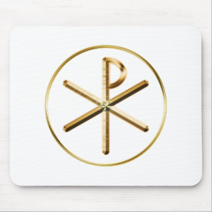 Alfombrilla De Ratón Chi-Rho glow