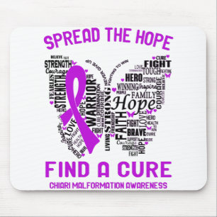 Alfombrilla De Ratón Chiari Malformation Awareness Month Ribbon Gifts