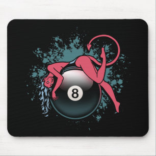 Alfombrilla De Ratón Chica 8-Ball del diablo