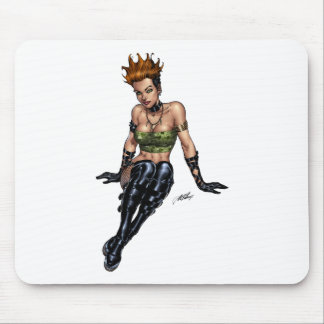 Alfombrilla De Ratón Chica alternativo punky por el Al Río