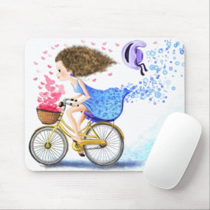 Alfombrilla De Ratón Chica con almohadilla de ratón para bicicleta