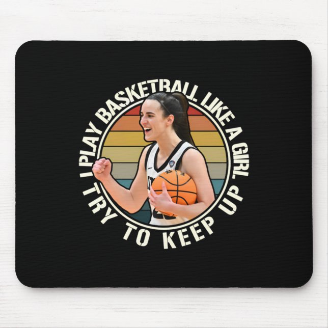 Alfombrilla De Ratón Chica de baloncesto 2 (Frente)